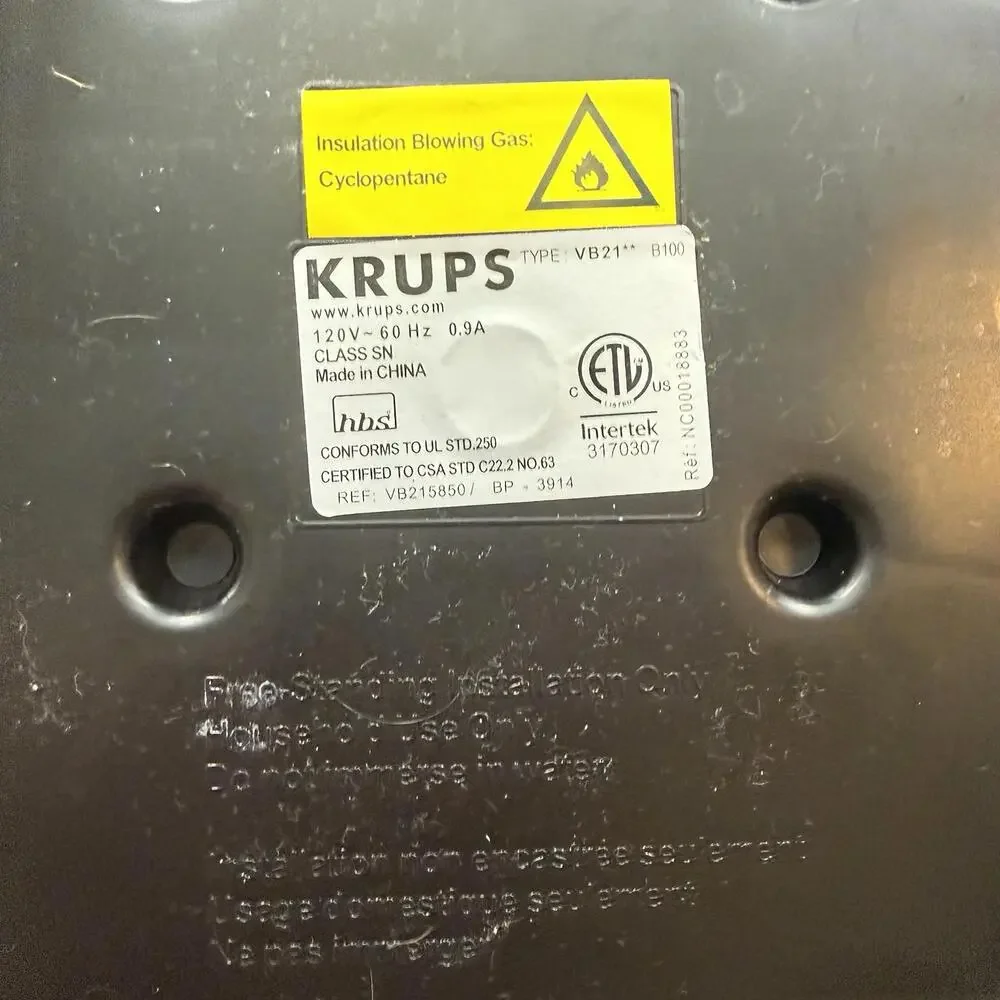 Krups  B100 BeerTender Home Draft‎ Beer Dispenser